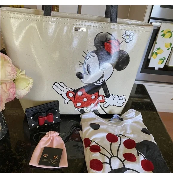 Kate spade minnie mouse tote on sale